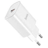 Hišni / zidni polnilec Hoco N14 hitri polnilec 1xUSB Type-C PD 20W - beli