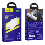 Hišni / zidni polnilec Hoco N14 hitri polnilec 1xUSB Type-C PD 20W - beli