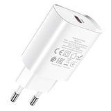 Hišni / zidni polnilec Hoco N14 hitri polnilec 1xUSB Type-C PD 20W - beli