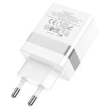Stenski polnilnik “N21 Topspeed” dual port PD30W + QC3.0 EU
