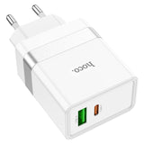 Stenski polnilnik “N21 Topspeed” dual port PD30W + QC3.0 EU