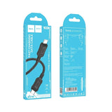Podatkovni / polnilni kabel - Type-C <--> Type-C - Hoco X94 Leader - 1m - črni