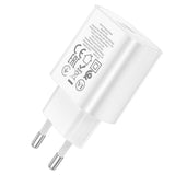 Hišni / zidni polnilec Hoco N22 Jetta - hitri polnilec 1xUSB Type-C PD 25W - beli