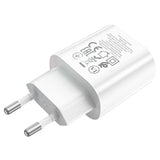Hišni / zidni polnilec Hoco N22 Jetta - hitri polnilec 1xUSB Type-C PD 25W - beli