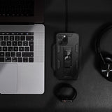 Zaščitni etui Defender Armor za APPLE IPHONE 12 / 12 PRO (6.1") - črni