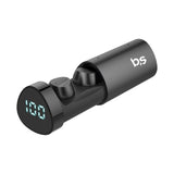Stereo slušalke Bluetooth - Blue Star TWS LT1 PRO črne barve s priključno postajo