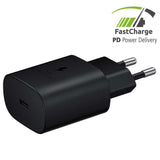 Original Samsung Fast Charger EP-TA800NBEGEU (head only) 25W črni - mobiline.si