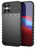 Gumijasti / gel etui Thunder za Apple iPhone 13 PRO (6.1") - ČRNI