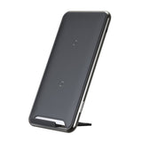 Qi univerzalni brezžični polnilec Baseus s podstavkom + kabel C tip (WXHSD-01) črni - mobiline.si