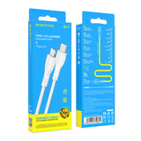 BOROFONE KABEL BX51 TRIUMPH - TIP C NA LIGHTNING - 2,4A 1 METER BEL