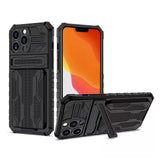 Zaščitni etui Armor Combo za APPLE IPHONE 12 / 12 PRO (6.1") - črni