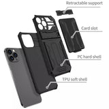 Zaščitni etui Armor Combo za APPLE IPHONE 12 / 12 PRO (6.1") - črni