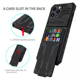 Zaščitni etui Armor Combo za APPLE IPHONE 12 / 12 PRO (6.1") - črni