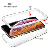 360° zaščitni ovitek (PC+TPU) za Huawei Mate 20 Lite - prozorni - mobiline.si
