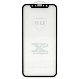 Zaščitno kaljeno steklo 5D Full Glue za Apple iPhone 12/12 Pro (6.1") - črno - mobiline.si