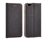 Preklopni etui Vennus črni za Apple iPhone X XS (5.8") - mobiline.si