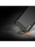 Gumijasti / gel etui Carbon za LG K22 - črni