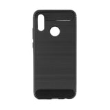 Gumijasti / gel etui Carbon za Huawei P Smart Pro 2019 - črni