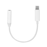 Adapter Lightning na 3,5mm slušalke - beli - mobiline.si