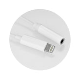 Adapter Lightning na 3,5mm slušalke - beli - mobiline.si