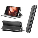 Preklopni ovitek / etui / zaščita Elegance za Huawei P30 Lite - črni - mobiline.si