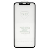Zaščitno kaljeno steklo 5D Full Glue za Apple iPhone 11 / iPhone XR (6.1") - črno - mobiline.si