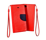 Preklopni etui Fancy rdeči&modri za Apple iPhone 5 5S SE - mobiline.si