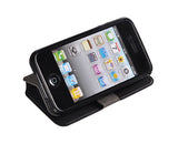 Preklopni etui Book črni za Apple iPhone 5 5S SE - mobiline.si