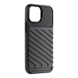 Gumijasti / gel etui Thunder za Apple iPhone 13 PRO (6.1") - ČRNI
