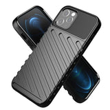 Gumijasti / gel etui Thunder za Apple iPhone 13 PRO (6.1") - ČRNI