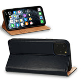 Usnjeni preklopni ovitek / etui / zaščita Book Special za Huawei P30 Lite - modri - mobiline.si