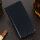 Usnjeni preklopni ovitek / etui / zaščita Book Special za Huawei P30 Lite - modri - mobiline.si