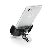 Univerzalni avto nosilec SILK za mobilne telefone za reže ventilacije 55-88mm - črni&sivi