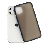 Zaščitni etui Vennus Color Button Bumper za Apple iPhone 12 / 12 Pro (6.1") - modri - mobiline.si