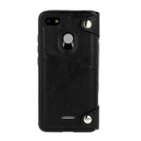 Poslovni preklopni ovitek / etui / zaščita Business ZIP za Huawei P20 Lite - črni - mobiline.si