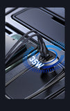 Avto polnilec Remax Alien Pro RCC214 - hitri polnilec - 2xUSB + 1xUSB Type-C 3400mA črni - za tablične računalnike in mobilne telefone - mobiline.si