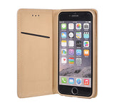 Preklopni ovitek / etui / zaščita Smart Book Magnet za Apple iPhone 7 / 8 / SE (2020) (4.7") - zlati - mobiline.si
