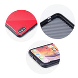 Zaščitni etui Glass rdeči za Apple iPhone 11 Pro (5.8") - mobiline.si