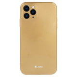Gumijasti / gel etui Jelly Case za Apple iPhone 12 / 12 Pro (6.1") - zlati