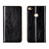 Usnjeni preklopni ovitek / etui / zaščita Book Special za Huawei P Smart Z / Honor 9X - črni - mobiline.si