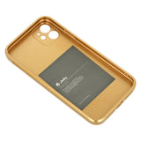 Gumijasti / gel etui Jelly Case za Apple iPhone 12 / 12 Pro (6.1") - zlati