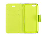 Preklopni etui Fancy modri&zeleni za Apple iPhone 6 6S (4.7") - mobiline.si