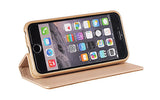 Preklopni ovitek / etui / zaščita Smart Book Magnet za Apple iPhone 7 / 8 / SE (2020) (4.7") - zlati - mobiline.si