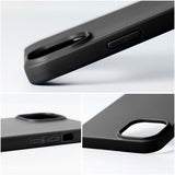 Gel etui Matte črni neprosojni za Apple iPhone 14 Pro (6.1")