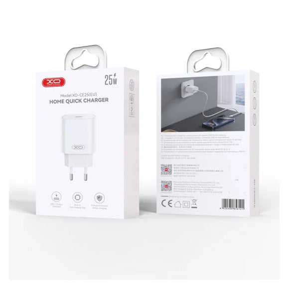 Polnilec za telefon XO CE25 PD 25W