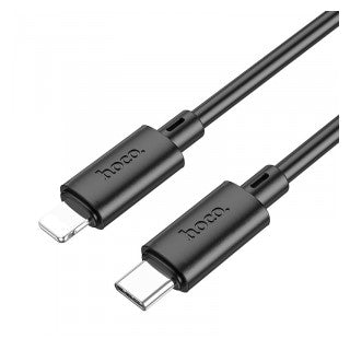 Podatkovni / polnilni kabel - USB Hoco X88, (USB type-C na Lightning, 100 cm, 20 W, črni)