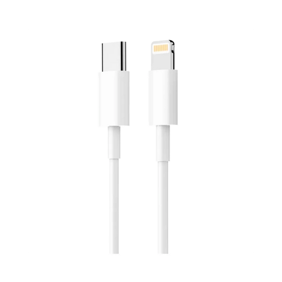 Podatkovni / polnilni kabel USB Type-C - Apple Lightning - Pavareal PA-X12 - 1m - beli