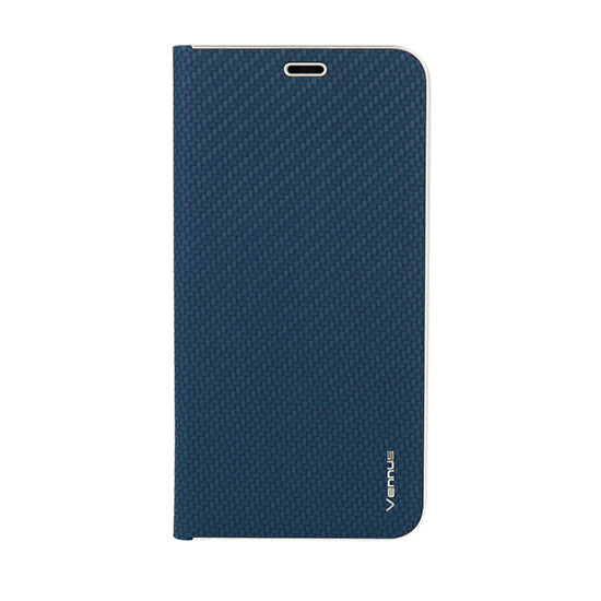 Preklopni ovitek / etui / zaščita Vennus Book Carbon za Samsung Galaxy A03 - modri