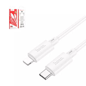 Podatkovni / polnilni kabel - USB Hoco X88, (USB type-C na Lightning, 100 cm, 20 W, beli)