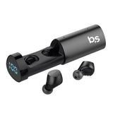 Stereo slušalke Bluetooth - Blue Star TWS LT1 PRO črne barve s priključno postajo